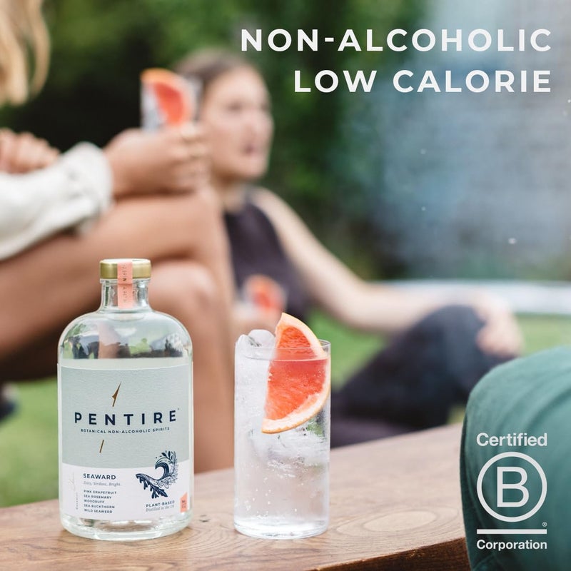 Pentire Seaward 70cl - Botanical Alcohol Free Spirit - Distilled from Native Cornish Plants - No Added Sugar - Vegan - Nothing Artificial - Non Alcoholic Grapefruit Spirit - Image 3
